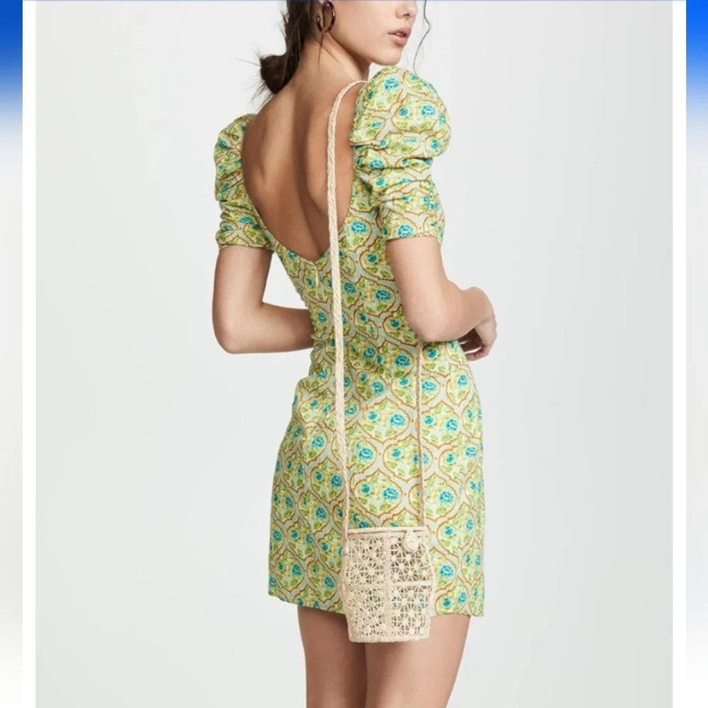 Kaanas by Anthropologie Cream Accent Basket with Intricate Design - Picture 5 of 11